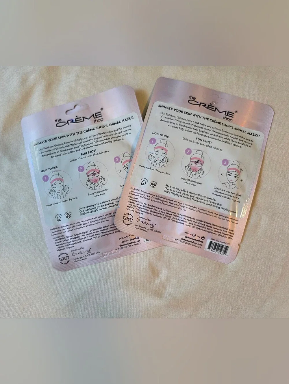 The Crème Shop Pink Unicorn Kids Face Mask - Be Magical Skin!